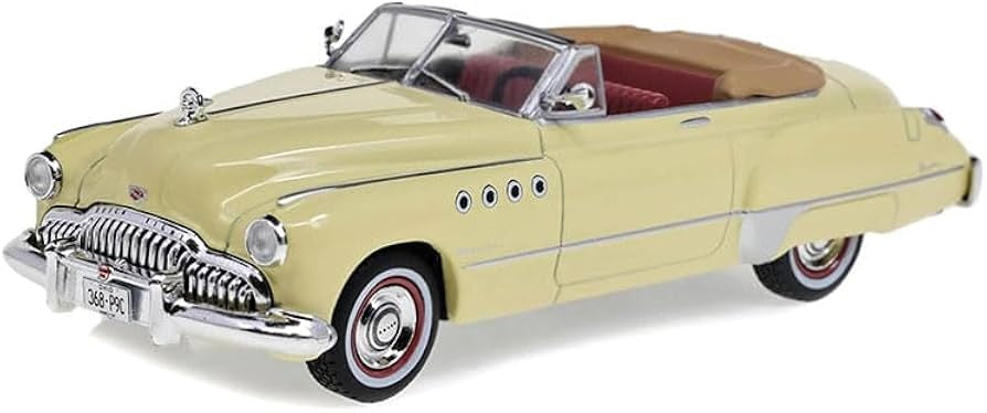 Greenlight Collectibles - 1/43 Rainman (1988) - 1949 Buick Roadmaster Convertible (Diecast Model Car)