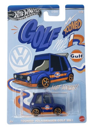 Hot Wheels - Silver Series - Gulf Toon'd Volkswagen Golf Mk1