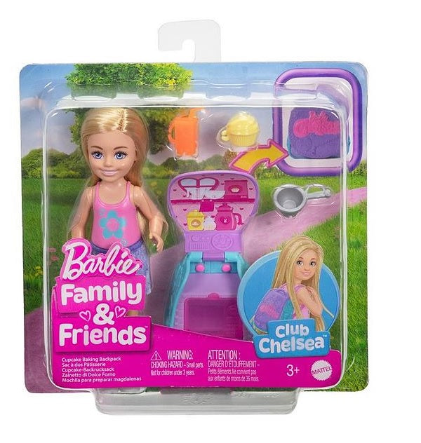 Barbie - Chelsea Backpack Playset and Doll