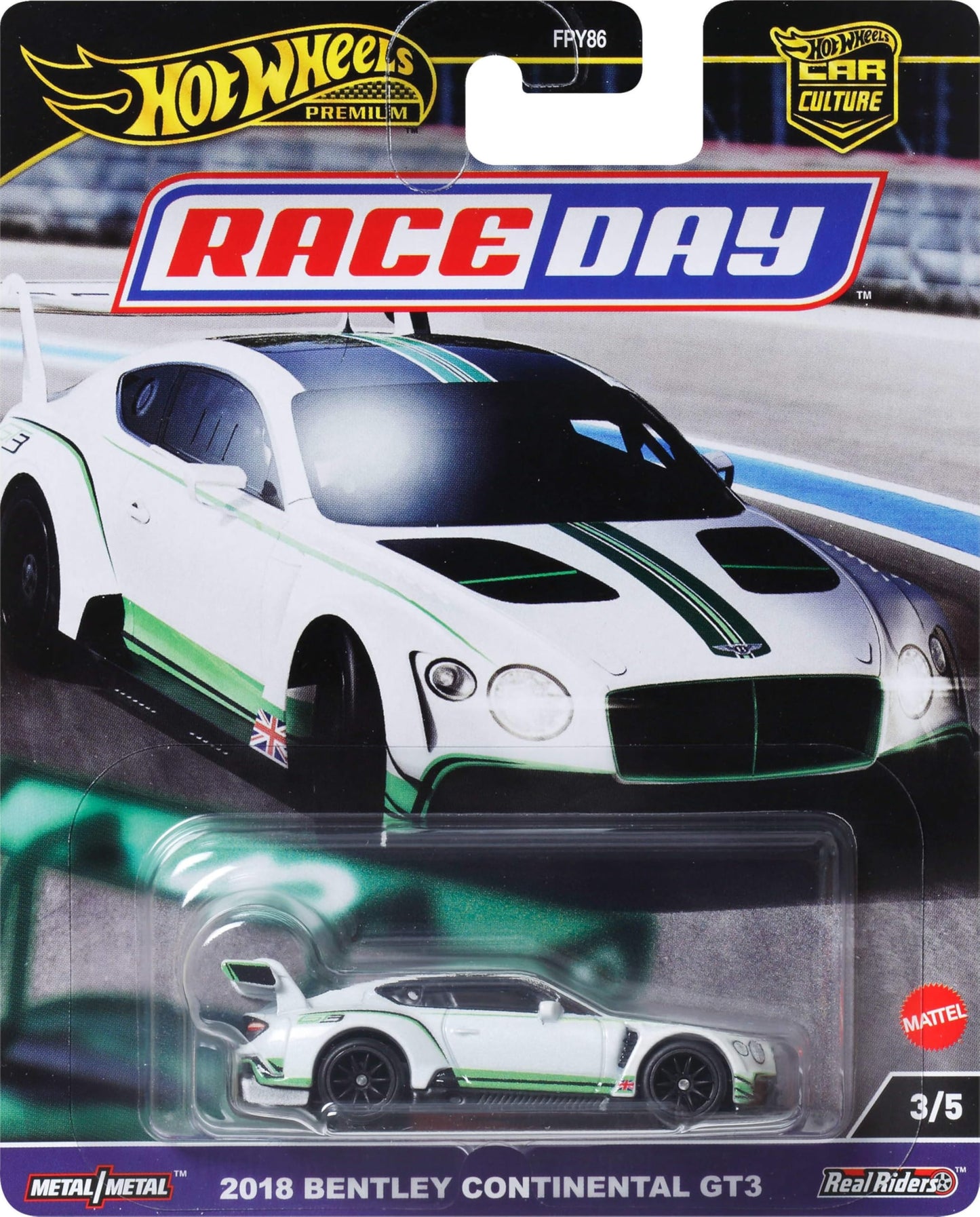 Hot Wheels - Premium Car Culture - Race Day (2018 Bentley Continental GT3)