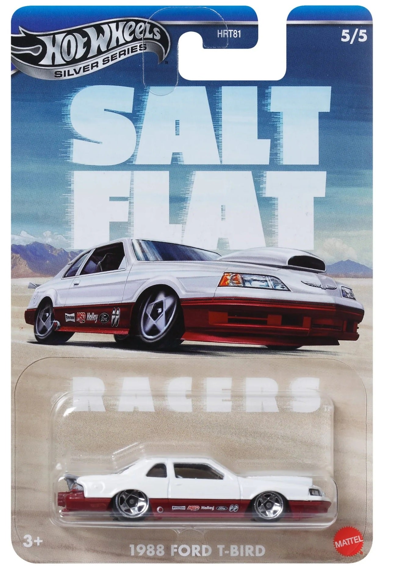 Hot Wheels - Silver Series - Salt Fiat Racers (1988 Ford T -Bird)