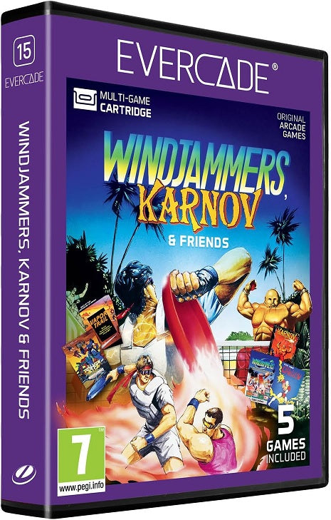 Windjammers, Karnov & Friends (Evercade)