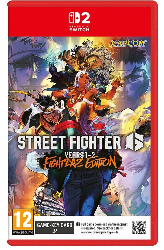 Street Fighter 6: Years 1-2 - Fighters Edition (Game-Key Card) (Nintendo Switch 2)