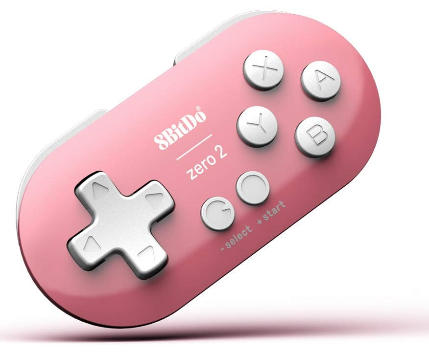 8BitDo - Zero 2 Pink Bluetooth controller (Switch, Windows, macOS & Android)