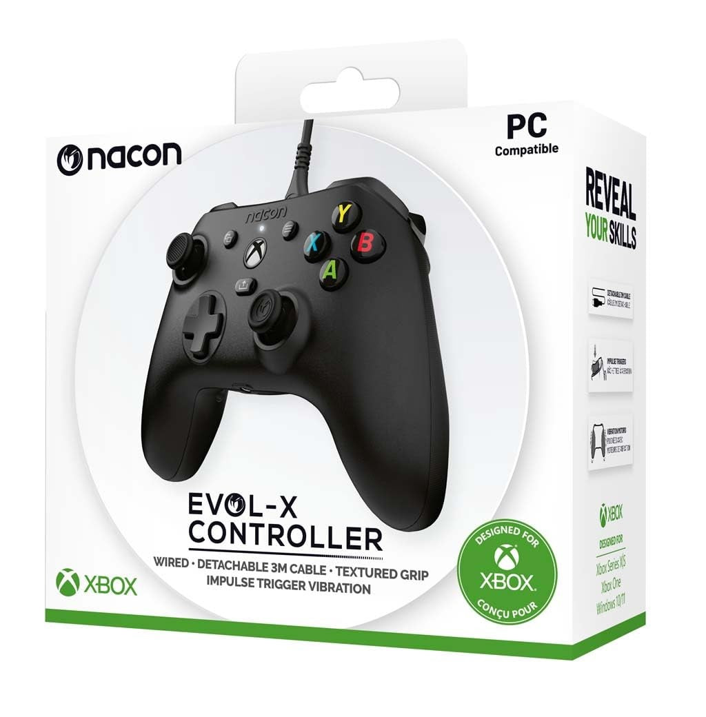 Nacon Evol-X Pro Wired Controller – Black (PC Compatible) (Xbox Series X|S)