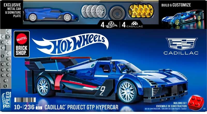 Mattel Brick Shop - Hot Wheels Speed Series Cadillac Project GTP Hyper Car 236 pcs (Toys)