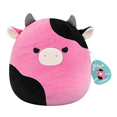 Squishmallows - 12'' - ((Pollyanna - Black and Pink Cow W/Mischievous Eyes) (Plush)