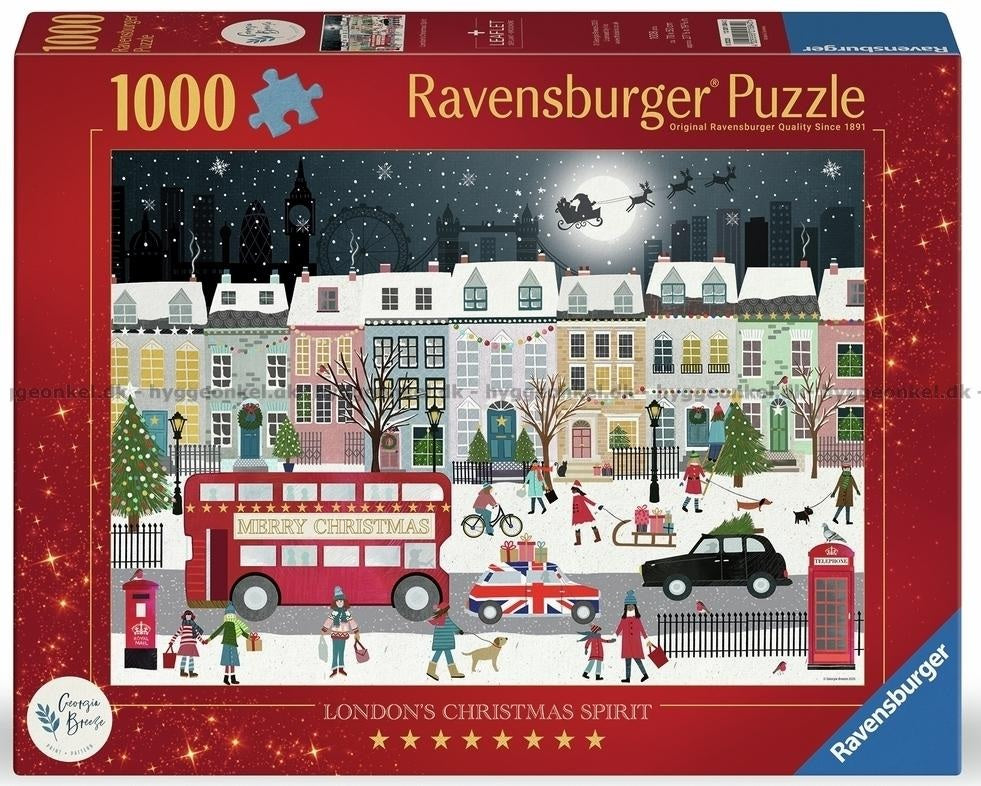 Ravensburger Puzzle - London’s Christmas Spirit, 1000pc (Jigsaw Puzzle)