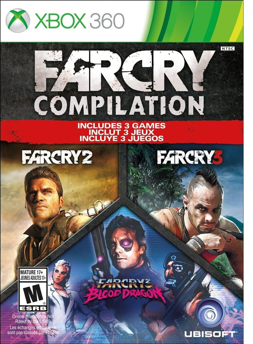 Far Cry Compilation (Far Cry 2, Far Cry 3 & Far Cry Blood Dragon) (US import) (Xbox 360)
