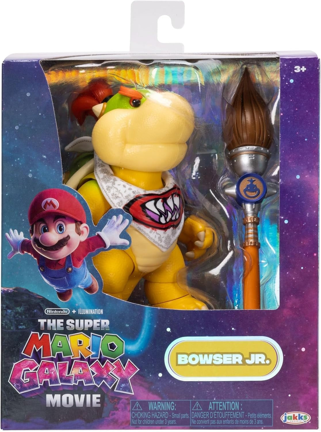 The Super Mario Galaxy Movie - 5" Action Figure (Bowser Jr with Paint Brush) (Toys)