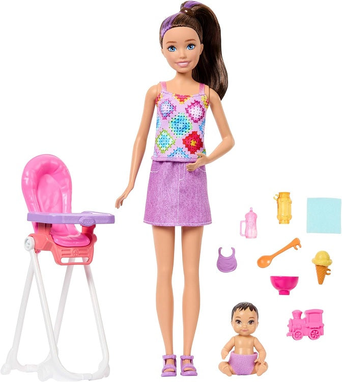 Barbie - Family & Friends Skipper Babysitters Inc Highchair Playset (Toys)
