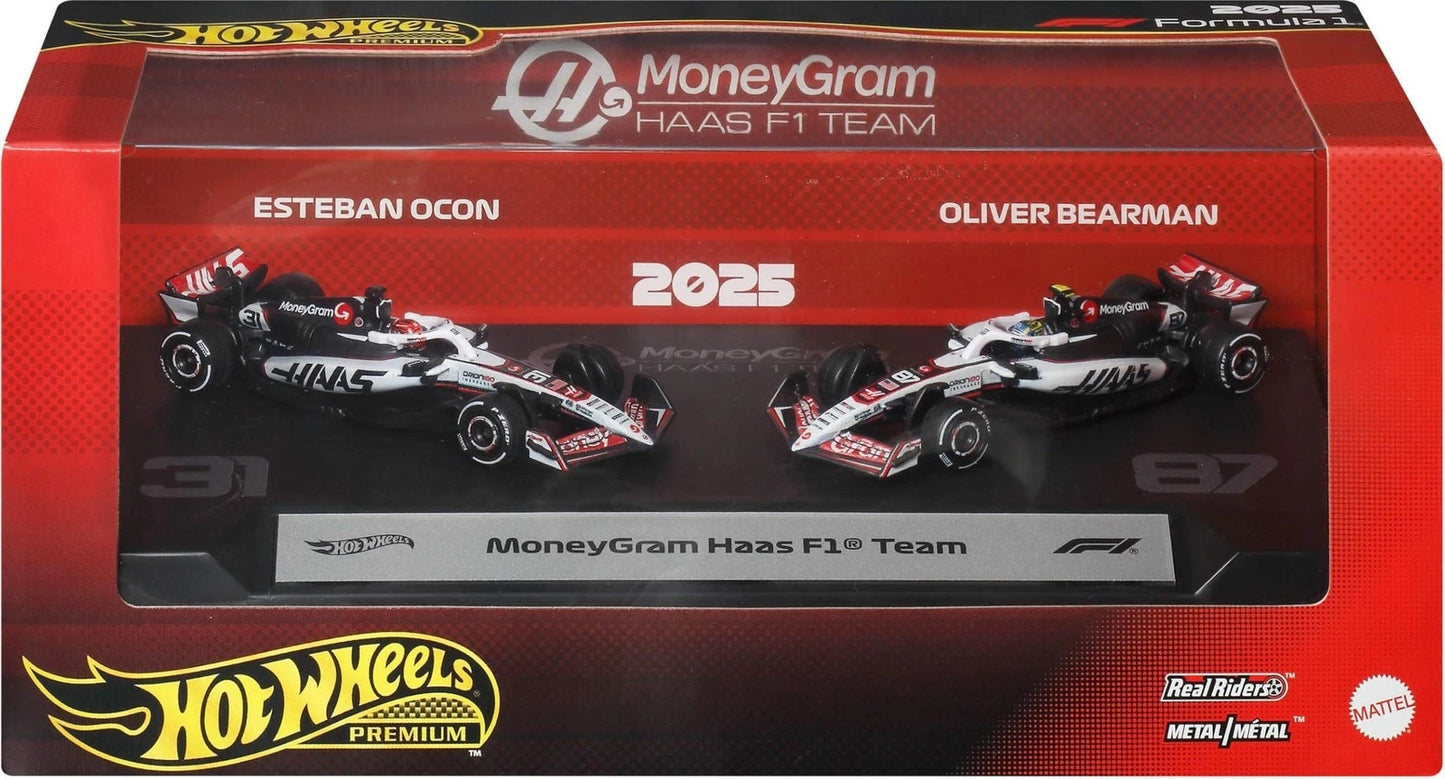 Hot Wheels - Premium Formula 1 2-Pack: Haas MoneyGram F1 Team (Toys)