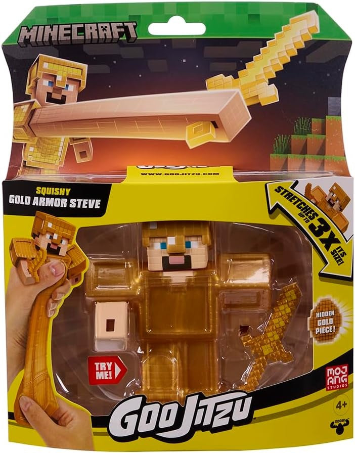 Heroes of Goo Jit Zu - Minecraft Hero Pack - Gold Armor Steve (Toys)