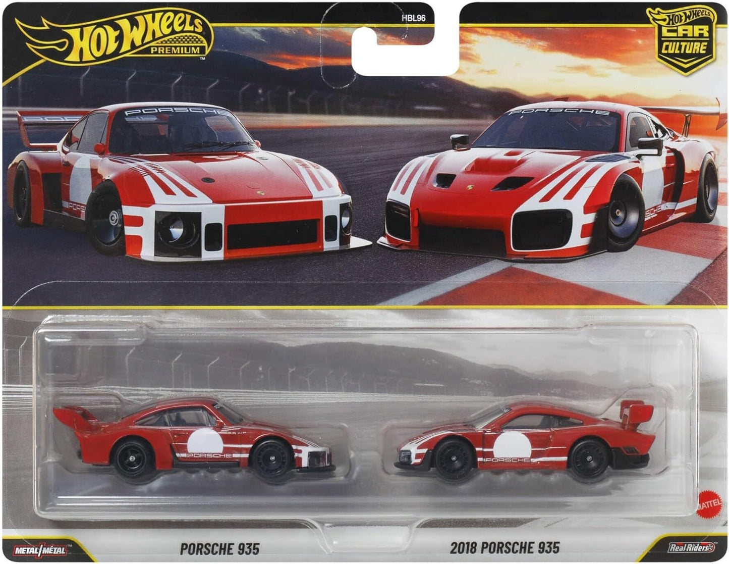 Hot Wheels - Premium Car Culture - Twin-Pack - Porsche 935 & 2018 Porsche 935 (Toys)