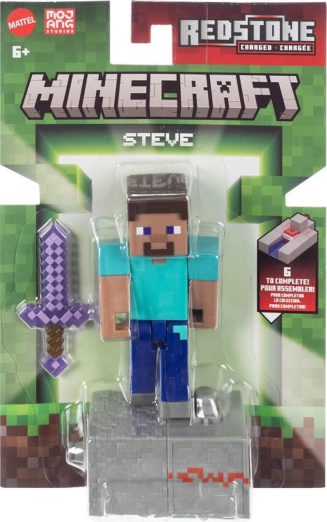Minecraft - Redstone 3.25" Core Figure - Steve (Toys)