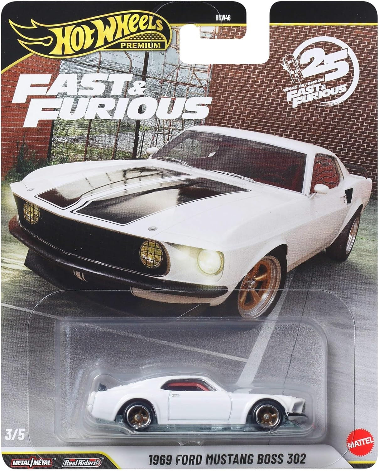 Hot Wheels - Premium Fast & Furious - (25 Years) 1969 Ford Mustang Boss 302 (Toys)