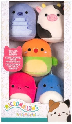Squishmallows - 5 Pack Plush (Micromallows 2.5" SQMM0190) (Plush)