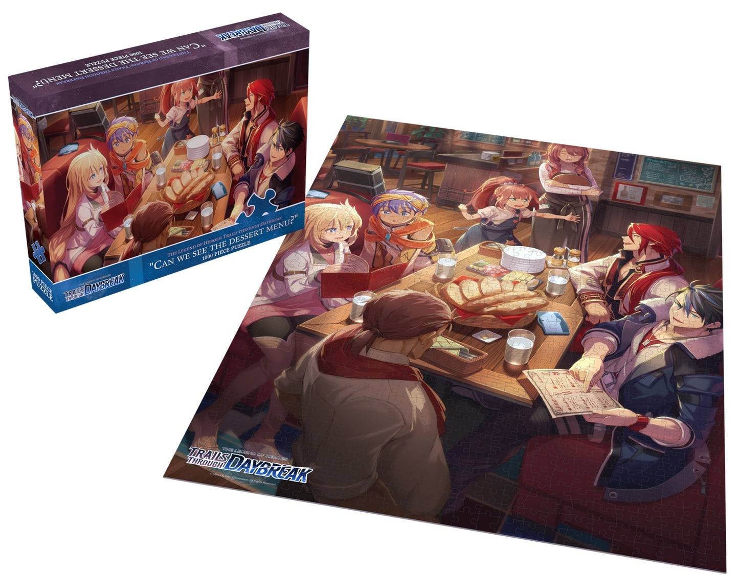 Trails through Daybreak - "Can we see the dessert menu?" 1000-piece puzzle (Jigsaw Puzzle)