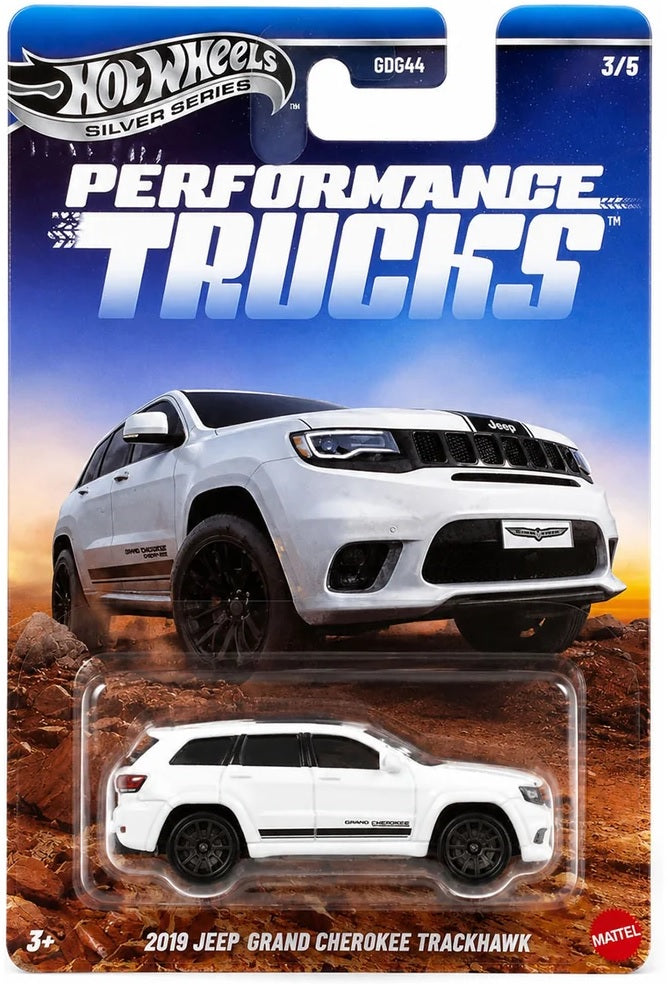 Hot Wheels - Silver Series - Performance Trucks (2019 Jeep Grand Cherokee Trackhawk) (Toys)