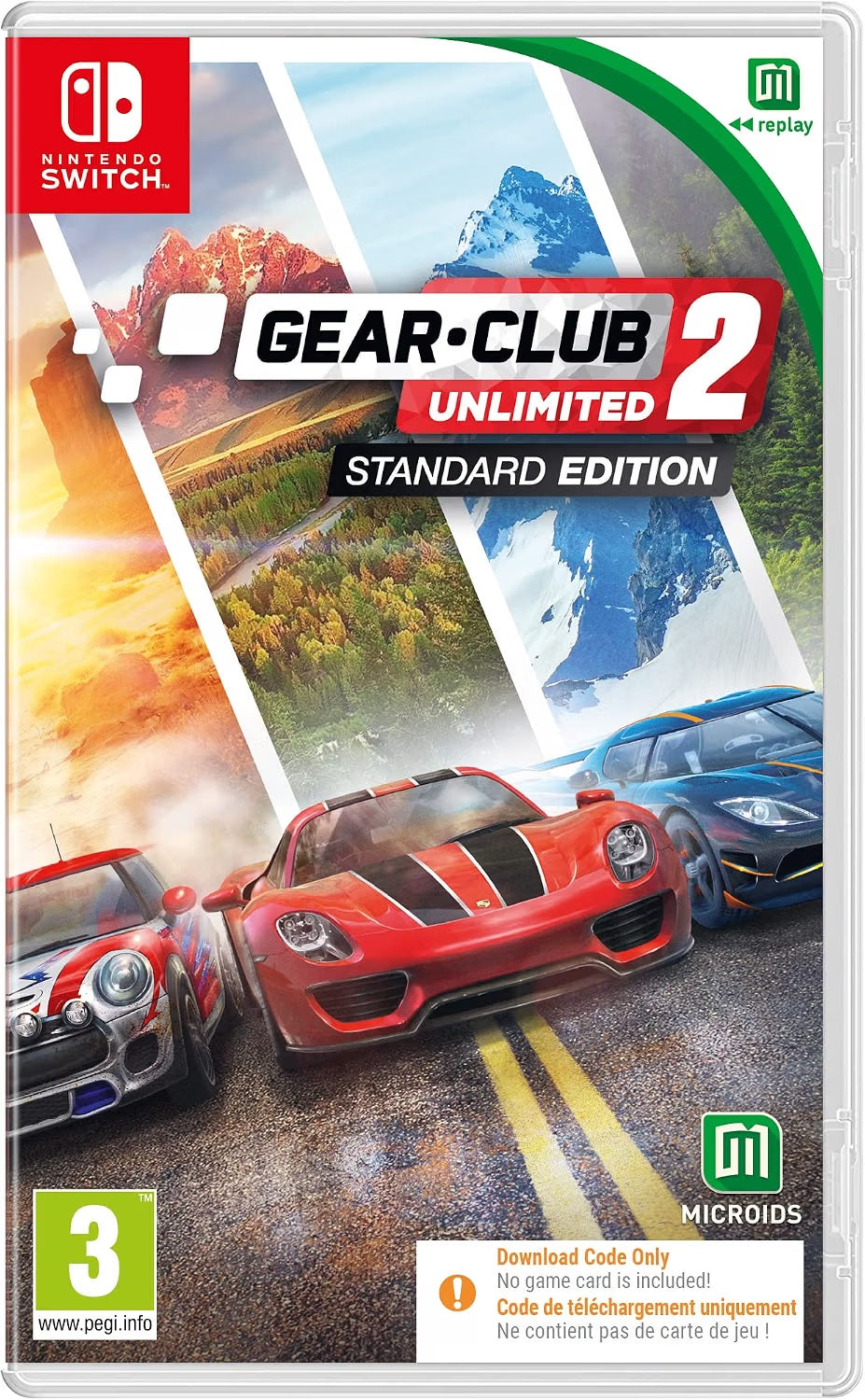 Gear Club Unlimited 2 (Code in a Box) (Nintendo Switch)