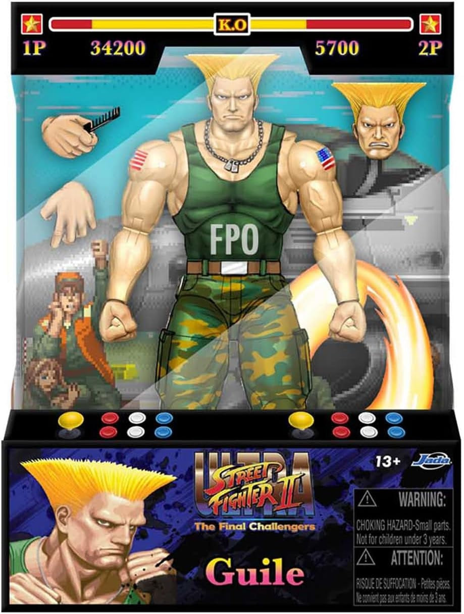 Jada - Street Fighter Guile 6" Deluxe Collector Figure (Toys)