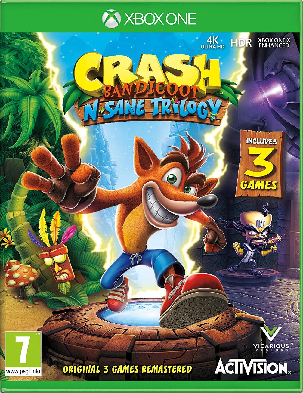Crash Bandicoot N. Sane Trilogy (Xbox One)