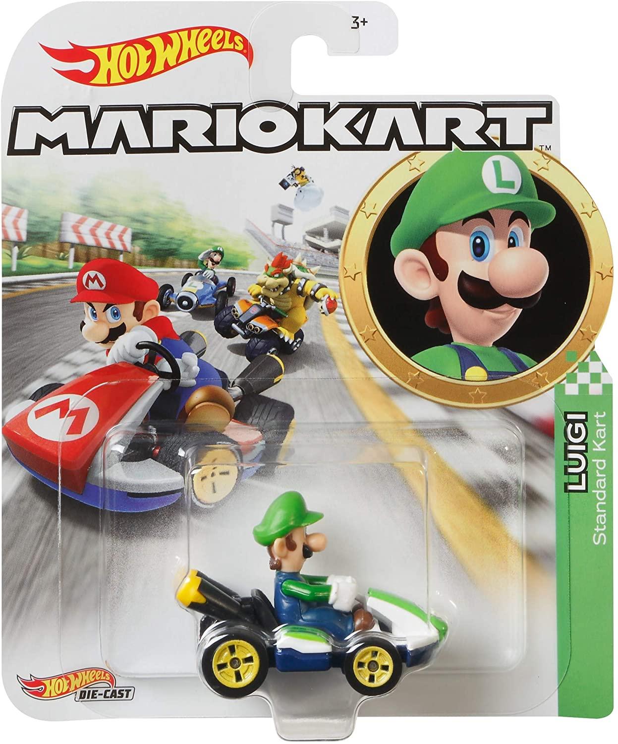 Hot Wheels - Mario Kart - Die Cast - Luigi