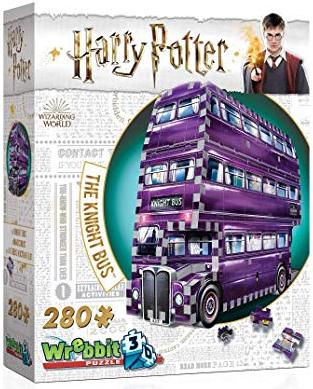 Wrebbit 3D Puzzle - Harry Potter: Knight Bus 3D Puzzle 280 Piece Puzzle