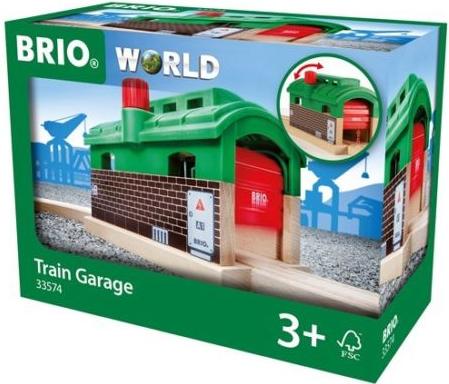 BRIO - Train Garage & Tunnel. Wooden Railway (33574)