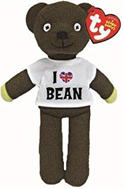 Ty - Beanie Babies - Mr Bean's Teddy in T-Shirt Beanie