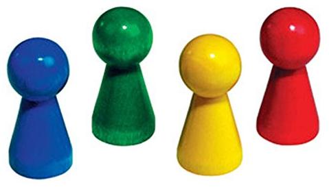 Betzold - 1868 Giant Wooden Cone Set (20 -Piece) Red