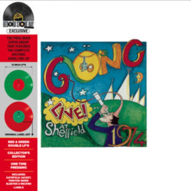 Gong - Live! At Sheffield 1974 (Red/Green Vinyl) (RSD 2020) (Vinyl)