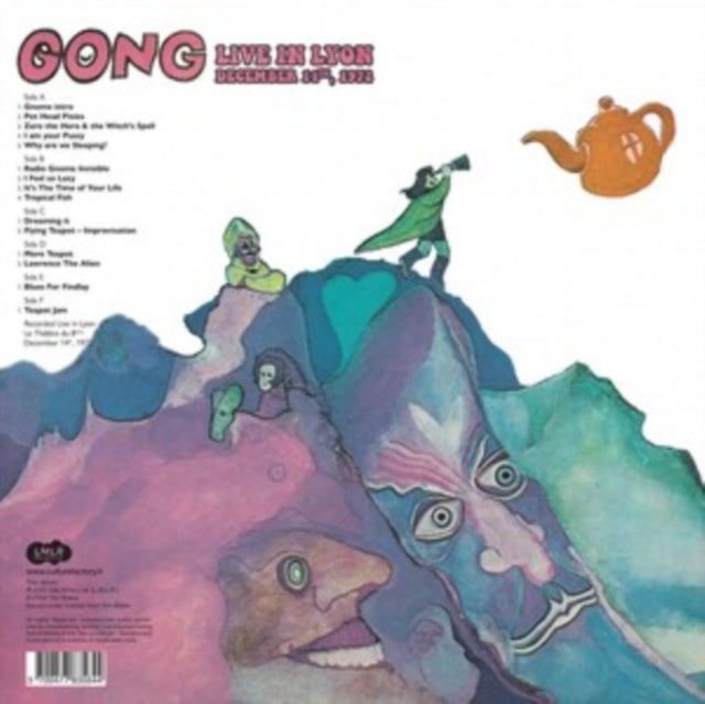Gong - Live In Lyon 1972 (Clear/Red/Orange/Blue Splatter Vinyl) (Rsd 2023) (Vinyl)