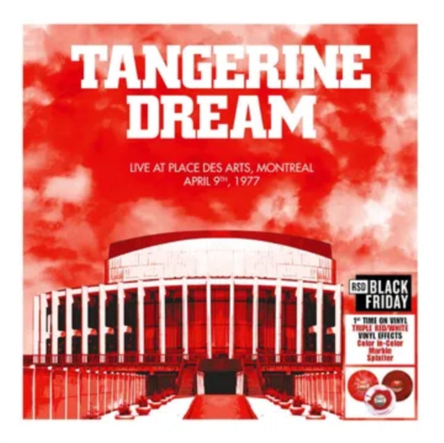 Tangerine Dream - Place Des Arts. Montreal - April 9Th. 1977 - Bf 2025 (Red/White Colour In-Colour/Marble/Splatter Effects Vinyl) (Vinyl)