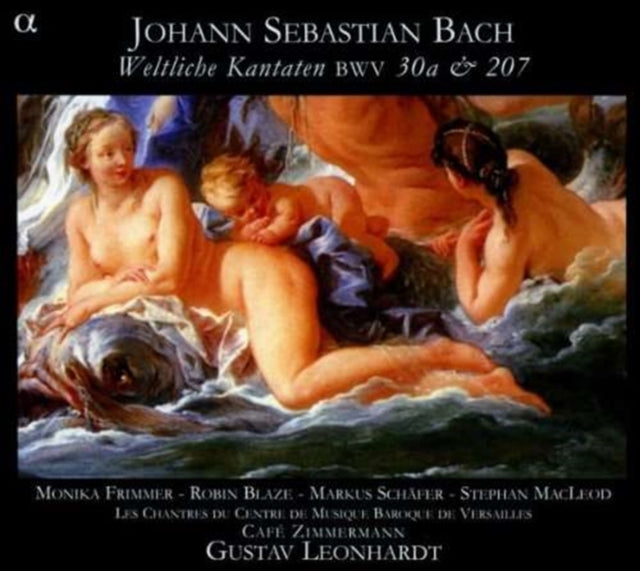 Leonhardt / CafÉ Zimmermann - Js Bach: Weltliche Kantaten Bwv30A & 207 (CD)