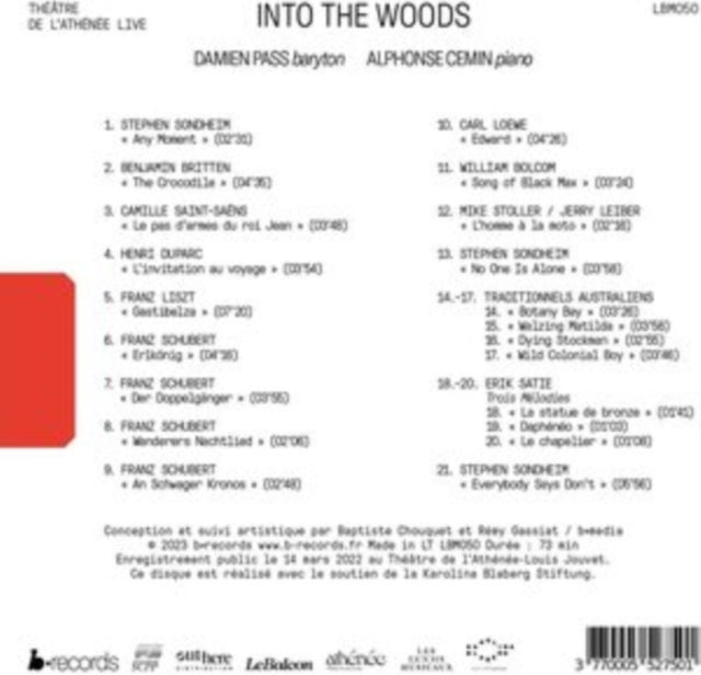Damien Pass / Alphonse Cemin - Into The Woods (Live) (CD)