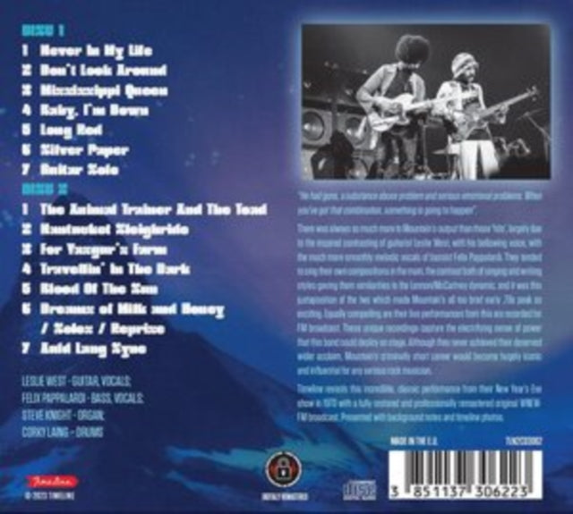 Mountain - Fillmore East. New York 1970 (CD)