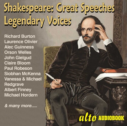 Richard Burton / Laaurence Olivier / Orson Welles / Alec Guinness / Paul Robeson - Great Shakespeare Speeches: Famous Voices (CD)