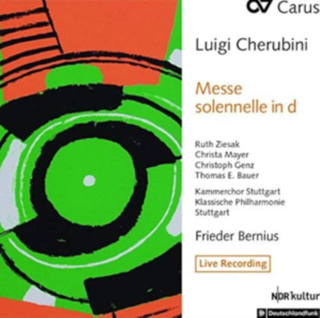 Ruth Ziesak / Christa Mayer / Christoph Genz / Frieder Bernius - Luigi Cherubini: Messe Solenelle No 2 In D (CD)