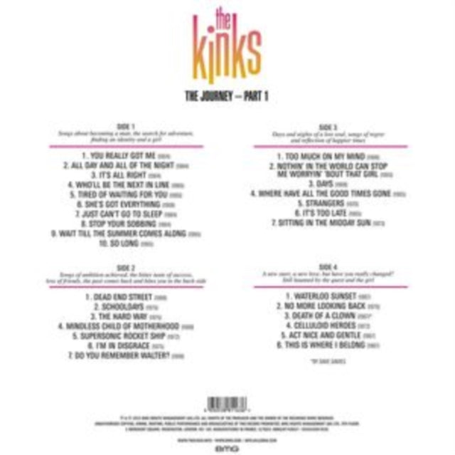 Kinks - The Journey - Part 1 (Vinyl)