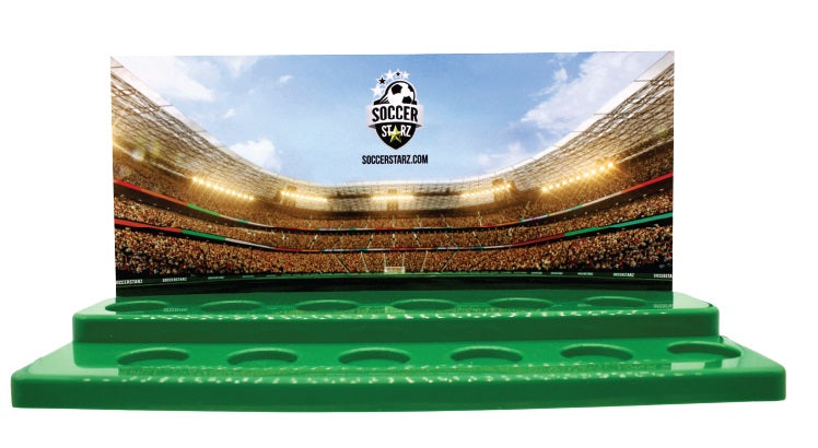 Soccerstarz - Stand for 12 SoccerStarz Figures (Generic Green) (Figures)