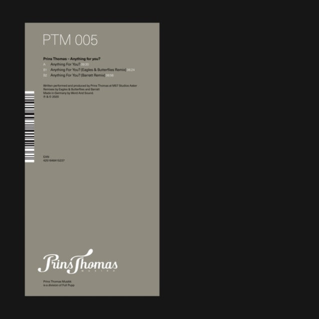 Prins Thomas - Anything For You? (Vinyl)