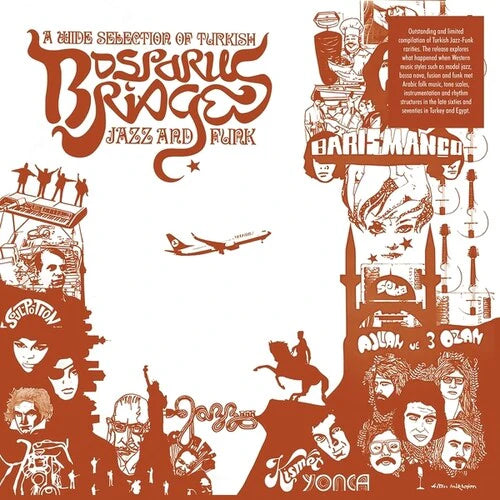 Various Artists - Bosporus Bridges - A Wide Selection Of Turkish Jazz And Funk 1968-1978 (Vinyl)