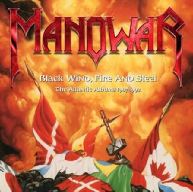 Manowar - Black Wind. Fire And Steel - The Atlantic Albums 1987-1992 (Remastered Edition) (Clamshell) (CD)