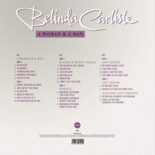 Belinda Carlisle - A Woman And A Man - 25th Anniversary (Purple Vinyl) (Vinyl)
