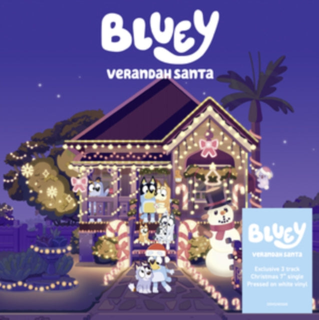 Bluey - Verandah Santa (White Vinyl) (Vinyl Single)