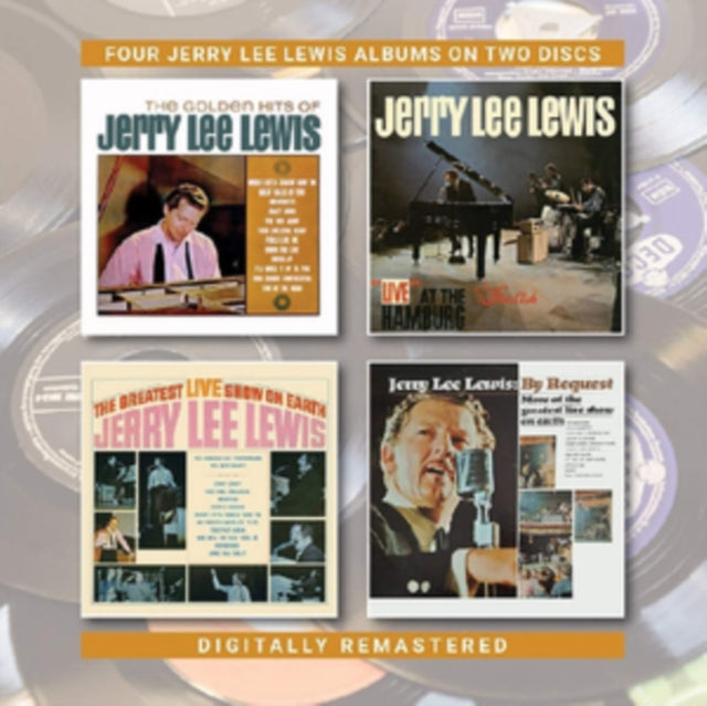 Jerry Lee Lewis - The Golden Hits Of Jerry Lee Lewis / Live At The Star Club / The Greatest Live Show On Earth / By Request (CD)