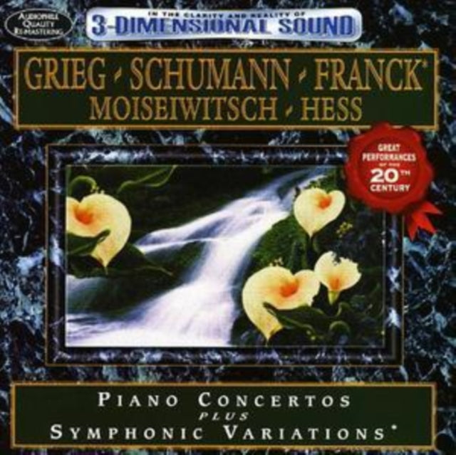 Grieg. Schumann & Franck - Piano Concertos: Moiseiwitsch & Hess (CD)