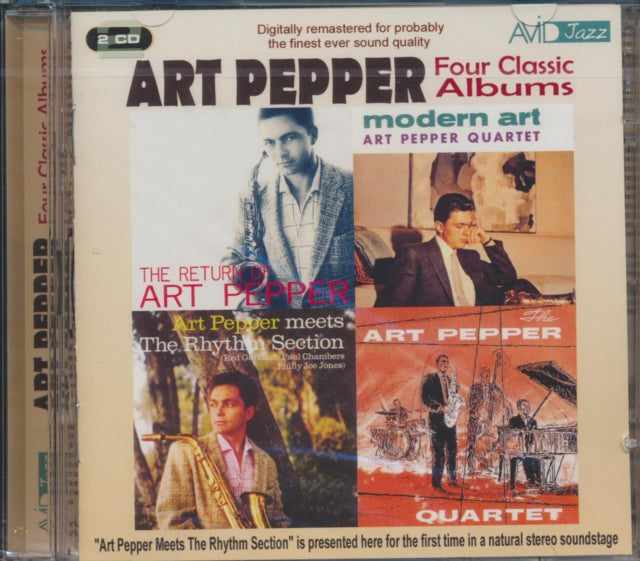 Art Pepper - Four Classic Albums (The Return Of Art Pepper / Modern Art / Art Pepper Meets The Rhythm Section / The Art Pepper Quartet) (CD)