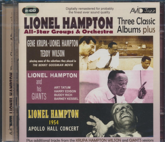Lionel Hampton - All Star Groups & Orchestra -Three Classic Albums Plus (Gene Krupa. Lionel Hampton. Teddy Wilson / Lionel Hampton & His Giants / 1954 Apollo Hall Concert) (CD)